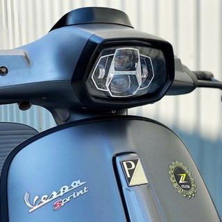 【ZELIONI】VESPA 衝刺 專用 魚眼大燈 電鍍黑 全黑款