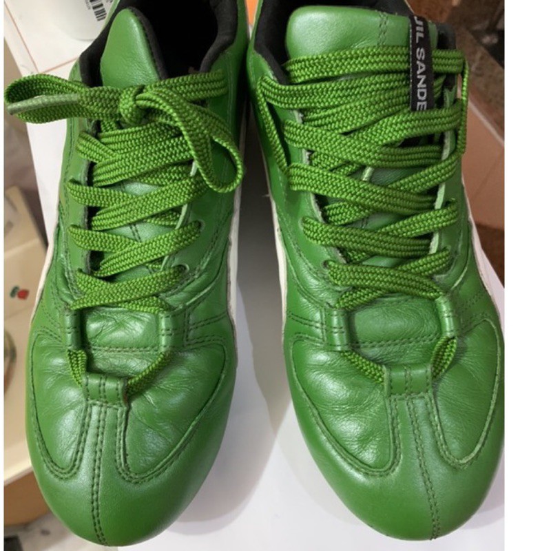 保証正品（二手）Jil Sander puma💕聯名款,綠色運動休閒鞋24.5（9成新上） | 蝦皮購物