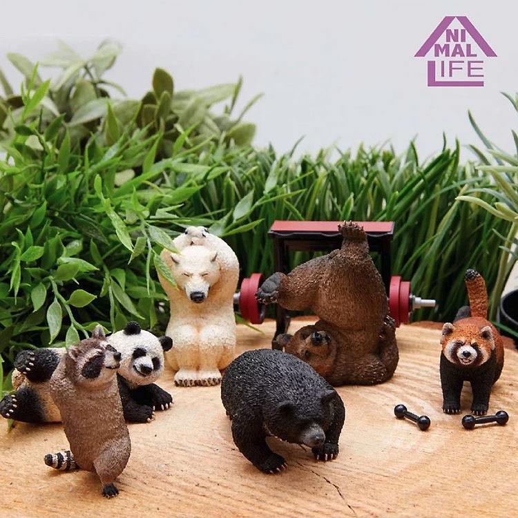 單售區 朝隈俊男animal Life 瞧你那熊樣 搖擺大師 公仔盒抽盒玩研達yendar 蝦皮購物