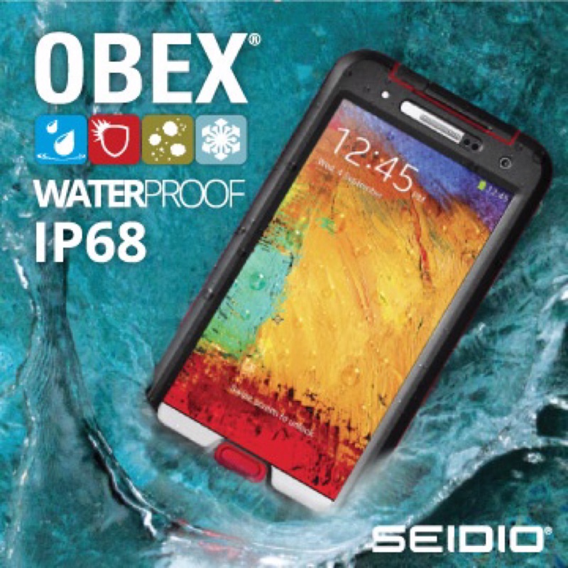 SEIDIO OBEX for Samsung Note 3 防水防塵防雪防撞四防手機殼