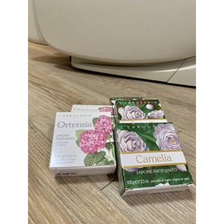 【L’ERBOLARIO 蕾莉歐】繡球花芳香植物皂 Ortensia Perfume Soap 山茶花植物香氛皂100g