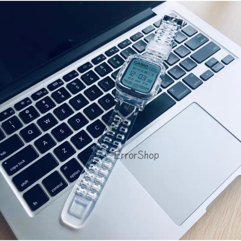 【ErrorShop】🤎現貨❤️台灣出貨 Apple Watch 透明錶帶 卡西歐  黑武士/冰川透明 2color
