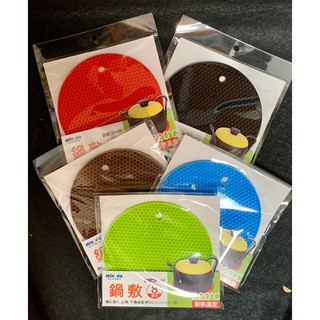 【霏霓莫屬】 日本【鍋敷】圓型矽膠隔熱墊 鍋墊 盤墊 茶壺墊 防滑 不傷桌面