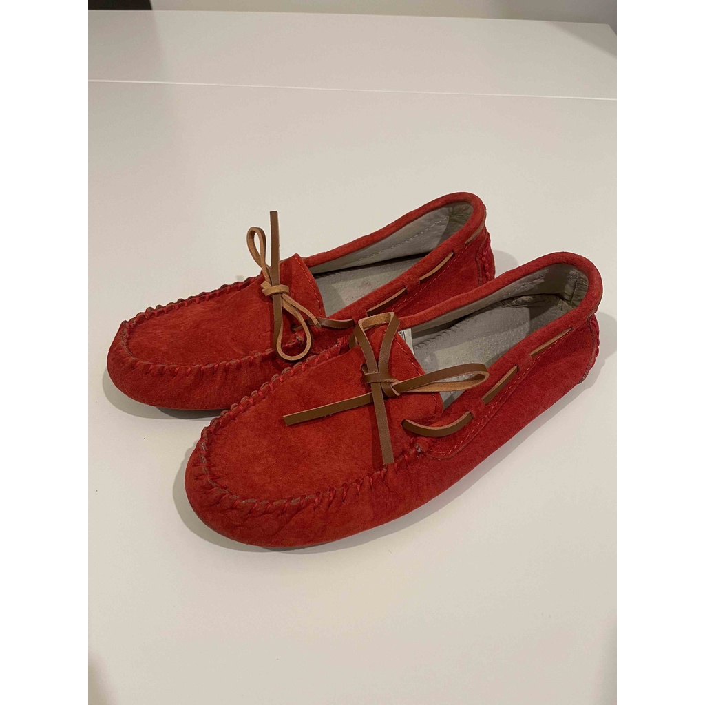 澳洲Tasman UGG豆豆鞋/US8/39/紅色