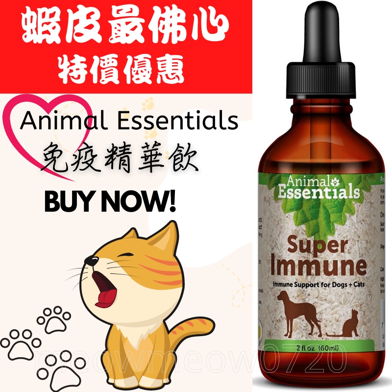 現貨  蝦皮代開發票  Animal Essentials super immune 免疫精華飲 60ml 美國原裝