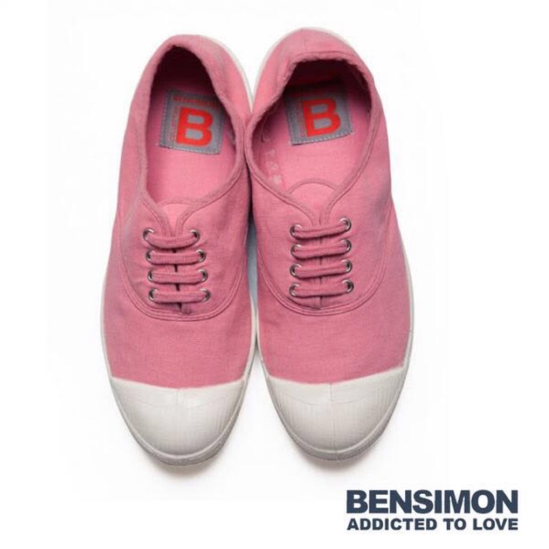 Bensimon 粉紅 經典綁帶款 EU39