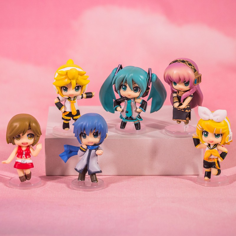 初音miku巡音未来镜音双子深海少女盒蛋动漫粘土手办模型 蝦皮購物