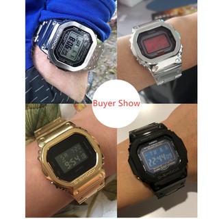 卡西歐 DW-5600 GW-M5610 GW-M5600 GW-5000 DW-5025 框架表圈不銹鋼錶帶手鍊錶殼