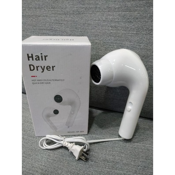 Hair Dryer 耳機造型吹風機 RF-009 (白色）