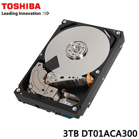 現貨 全新 Toshiba【桌上型】3TB 3.5吋硬碟(DT01ACA300) 3年保 台灣公司貨