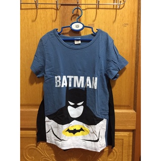 二手男童BATMAN蝙蝠俠棉質短袖披風上衣 17號