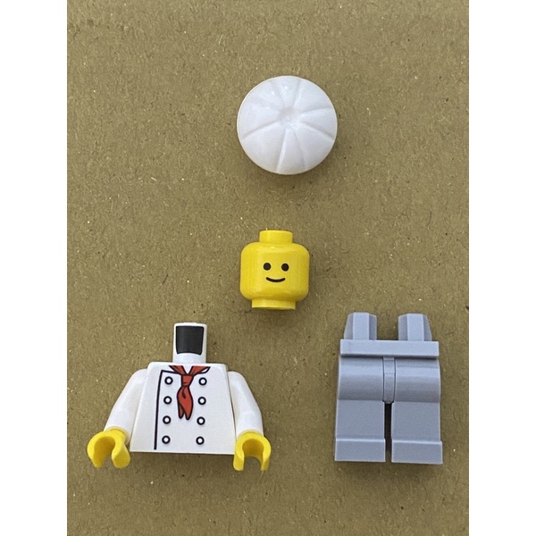 LEGO 樂高 人偶 廚師 麵包師傅 CREATOR 10週年紀念廣場 10255