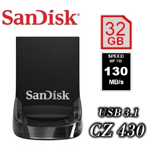 原廠全新 SanDisk 32GB CZ430 ultra Fit【SDCZ430 32G】USB3.1 公司貨