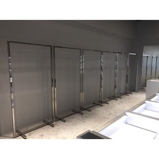 【臺灣製】不鏽鋼吊衣桿 不鏽鋼吊衣架 服飾展示架 服飾吊架 衣服陳列架 不鏽鋼掛衣桿 髮絲面/亮光面-毓創