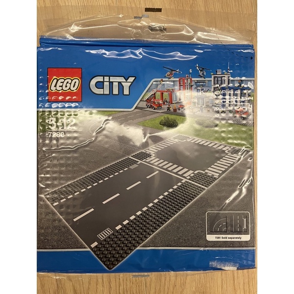 LEGO 7280絕版底版十字城市