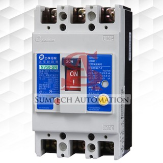 士林電機 NV50-SN 3P 高速型 30mA 固定 漏電斷路器