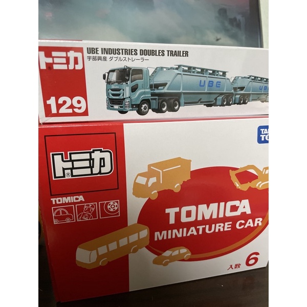 Tomica 多美 129 宇部興產 UBE 雙節拖車 運輸車 拖車