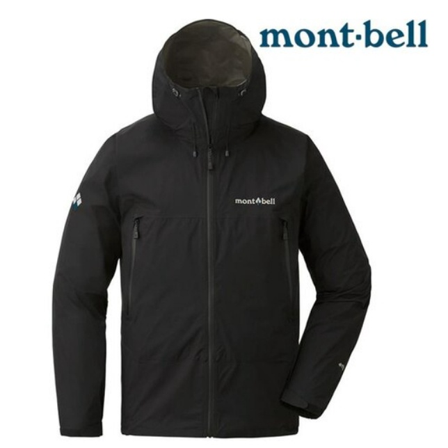 Mont-Bell Rain Trekker 男款輕量風雨衣 1128648 BK 黑,松木綠