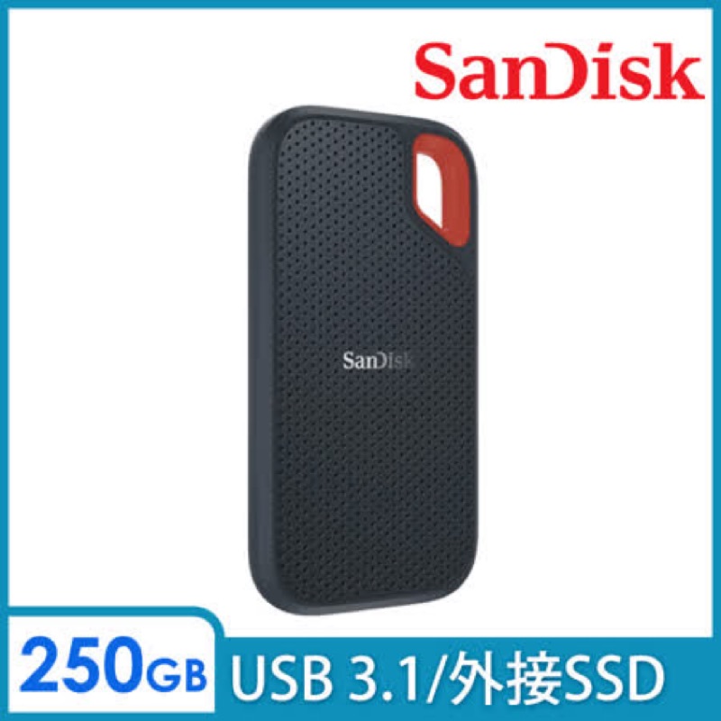 SanDisk E60 250GB 行動固態硬碟