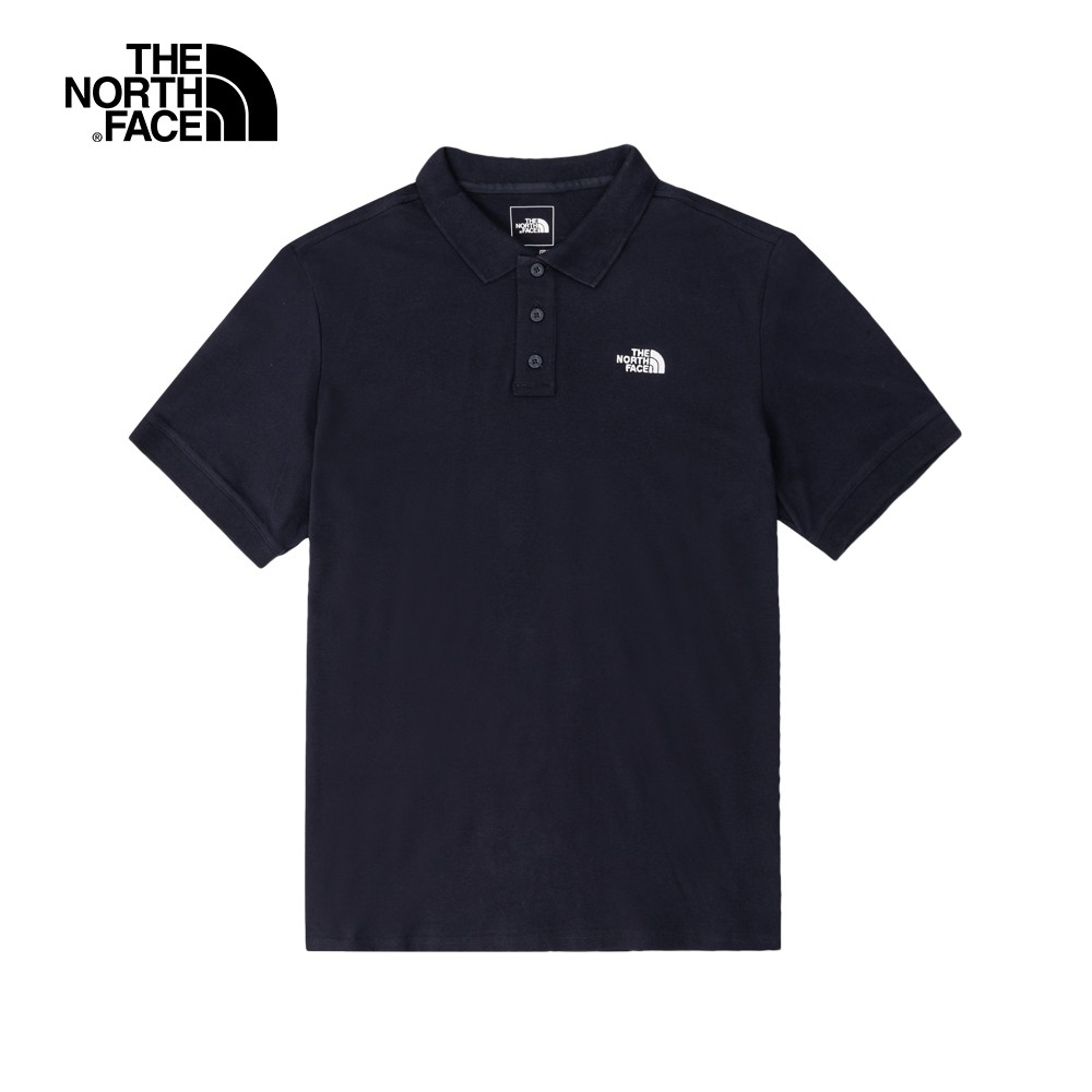 The North Face 男 透氣短袖POLO衫 深藍 NF0A5B1ORG1