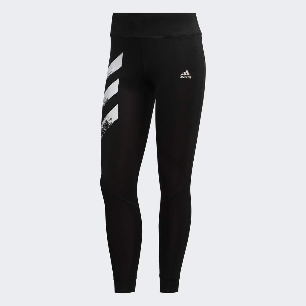 Adidas 3-Stripes 女款黑色全長緊身褲-NO.FP7539