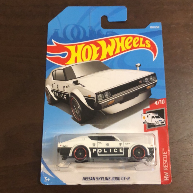 Hot Wheels 風火輪 NISSAN SKYLINE 2000 GT-R 警視廳塗裝