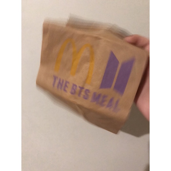 麥當勞與BTS合作紙袋