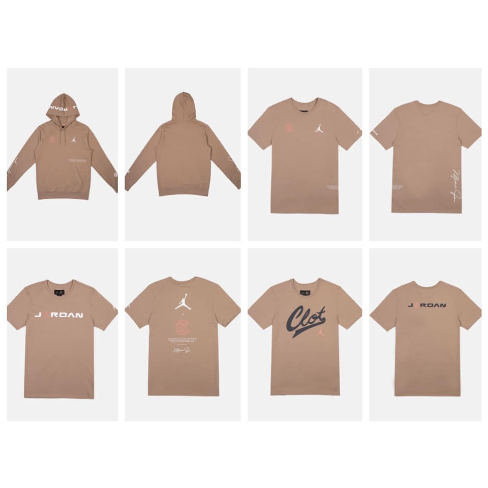 clot x jordan tee