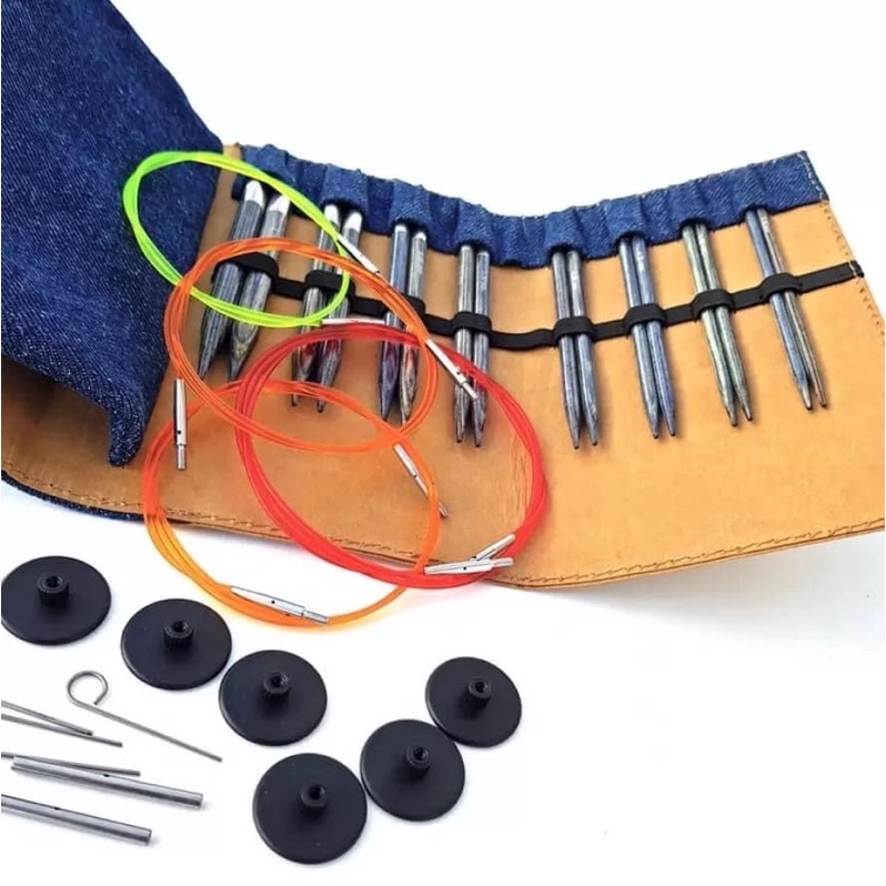 KnitPro Denim set牛仔可拆卸輪針套組-特別珍藏套裝限量版