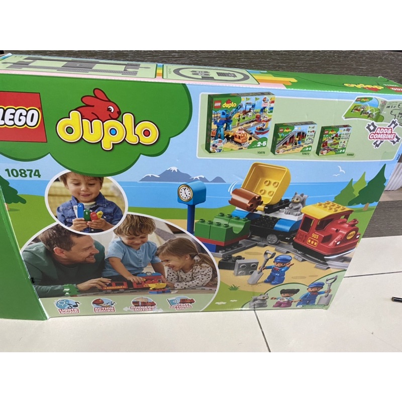 LEGO 樂高10874 蒸汽列車 得寶 樂高  Duplo 二手 幼兒玩具 積木 火車