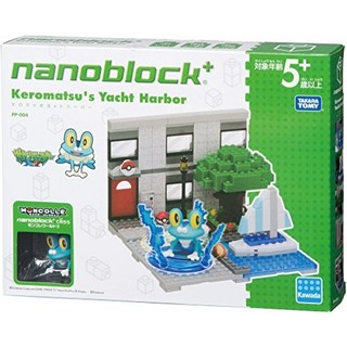 《JOJO模型玩具》《河田積木 nanoblock PP-004 寶可夢 神奇寶貝 小水蚌的遊艇碼頭 全新正版》現貨