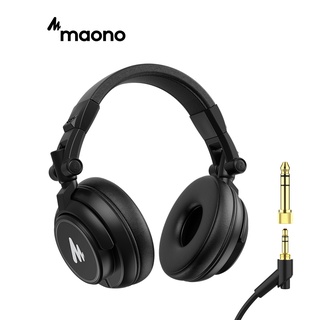 Maono MH601 專業監聼耳機錄音室耳機帶50MM驅動用於音樂錄製DJ播客錄音室