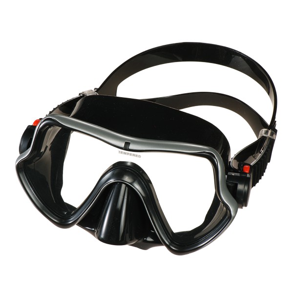 AQUATEC 鋁框單鏡片潛水面鏡 MK-600AL (另有搭配呼吸管優惠組合可選購)