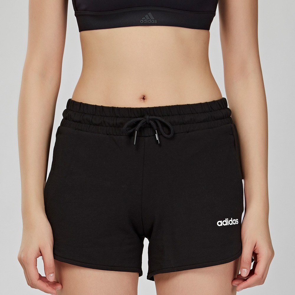 Adidas NEO 女子 黑色 跑步 訓練 運動 休閒 短褲 DW7744
