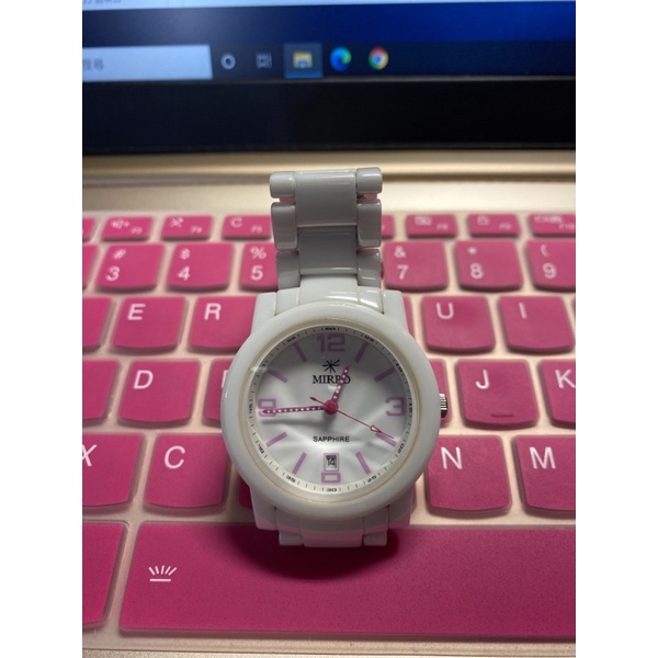 Mirro陶瓷白手錶