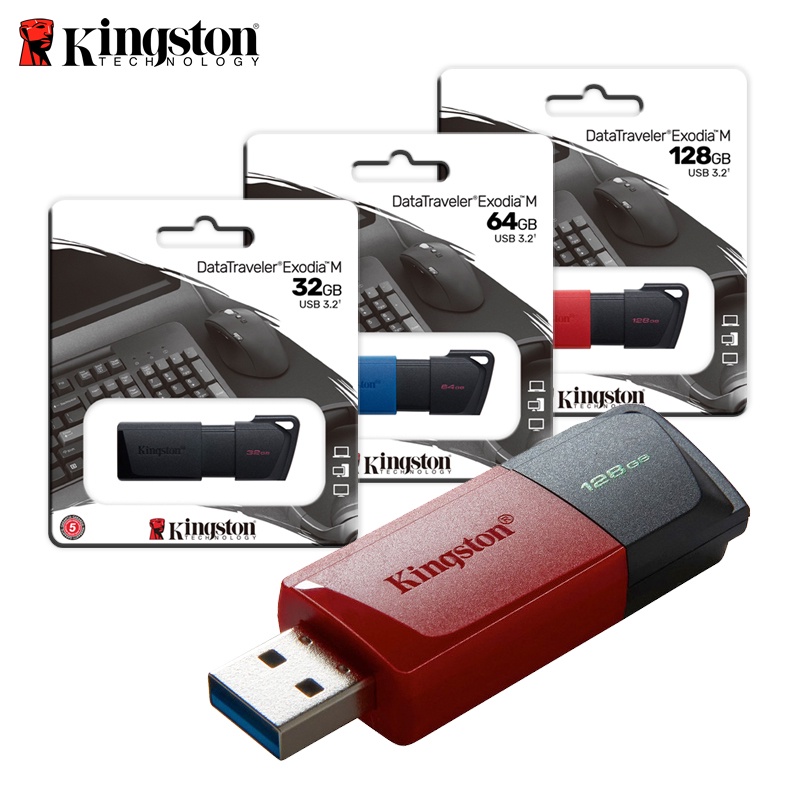 金士頓 32G 64G 128G Data Traveler Exodia M USB 3.2 G3 高速 隨身碟