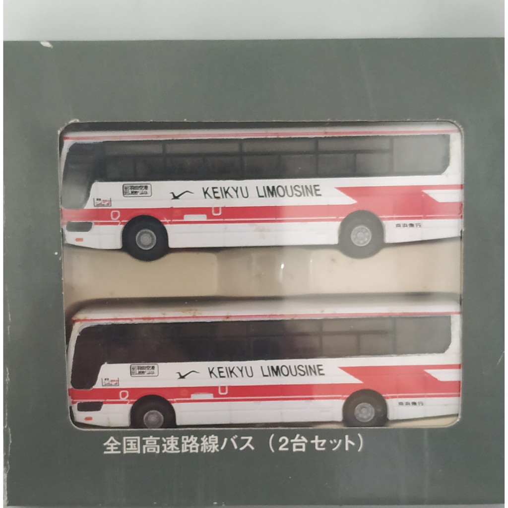 全新Diorama全國高速路線巴士兩輛組(白色)