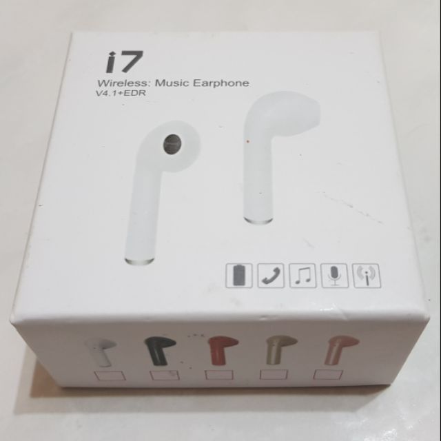 i7 藍芽耳機 TWS 單右耳 白色