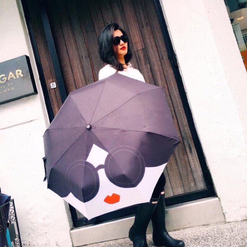 Vogue 6月號雜誌 Alice+Olivia 經典折疊傘 現貨