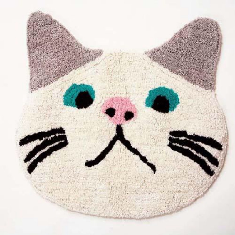 *自然捲小姐代購* ||現貨|| 日本 貓咪 柴犬 黑柳 Shiba 地墊 墊子 地毯