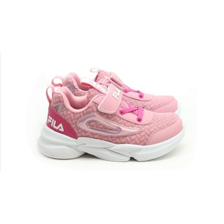 新品上架 FILA KIDS 兒童女童運動休閒慢跑鞋 ( 粉紅 2J823V511)