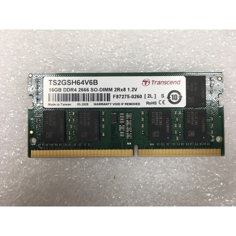 創見 全新 筆電DDR4 2666 16G