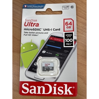SanDisk Ultra UHS-I 64GB SDXC 記憶卡 100MB/s