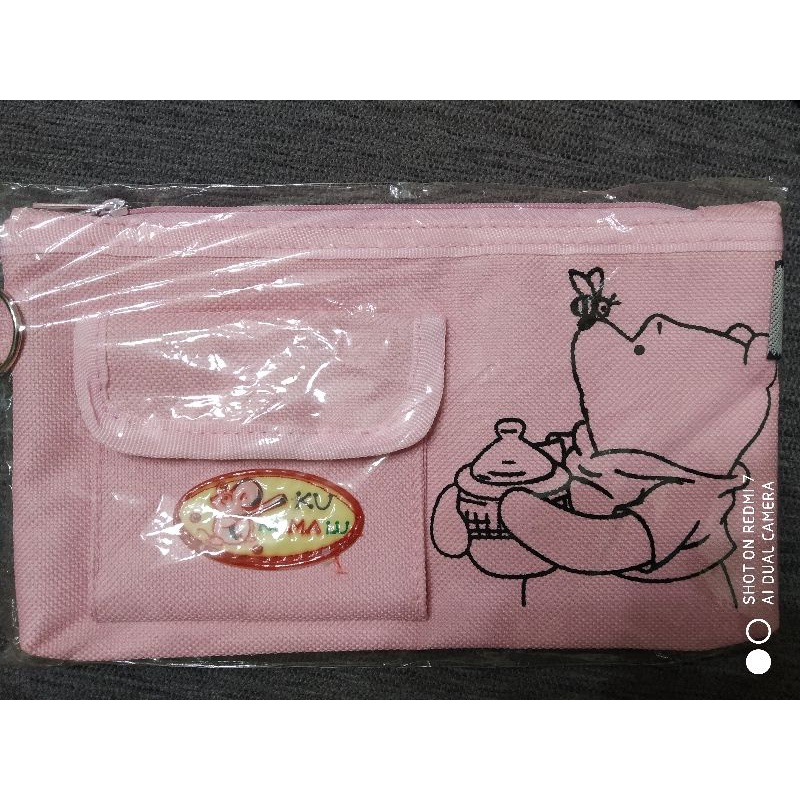 小熊維尼-粉色系筆袋