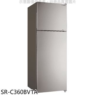 SANLUX臺灣三洋360公升雙門變頻冰箱SR-C360BV1A 大型配送