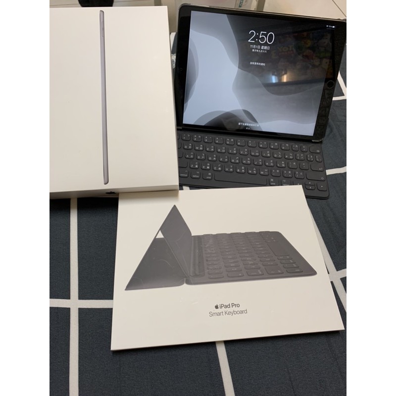 iPad air3 64G 太空灰 Smart Keyboard 背板 整組售