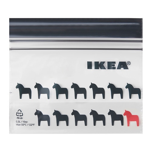 IKEA 代購 ISTAD 保鮮袋 具圖案