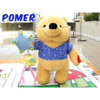 ☆POMER☆日本景品SEGA正品迪士尼 Winnie The Pooh 小熊維尼 維尼 七夕小白兔燈泡閃亮星星娃娃玩偶