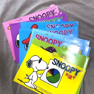 2012 SnoopyX7-11聯名 橫式資料夾