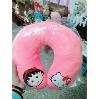 🎈櫻桃小丸子頸枕 Hellokitty頸枕 櫻桃小丸子U型枕 頸枕 hellokittyU型枕 聖誕禮物 U型枕